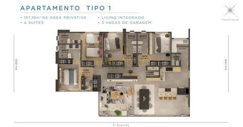 Apartamento à venda em Balneário Camboriú, Centro, com 4 suítes, com 157 m², The View